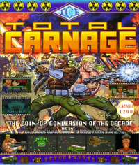 Total Carnage Amiga  box art